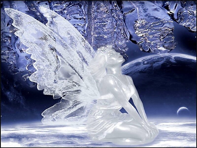 Ice Angel Sculpture