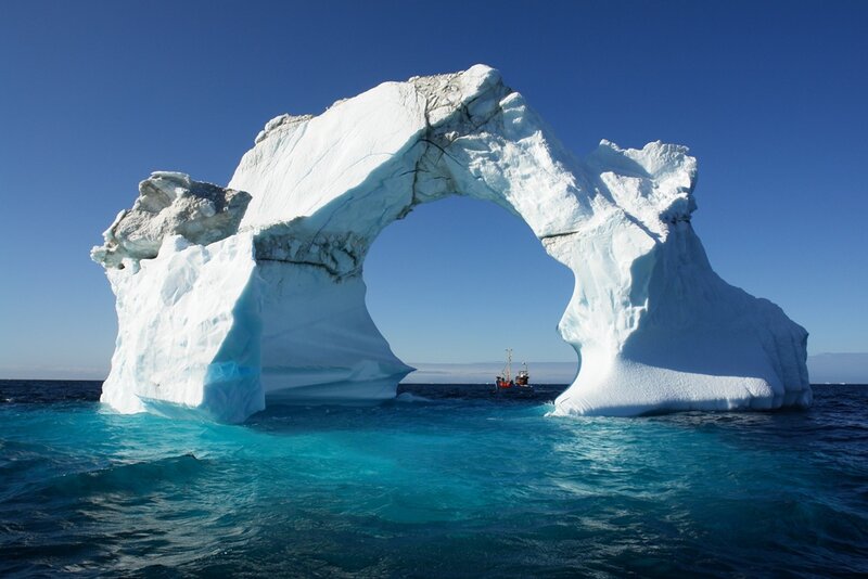 Ice Arch Iceberg