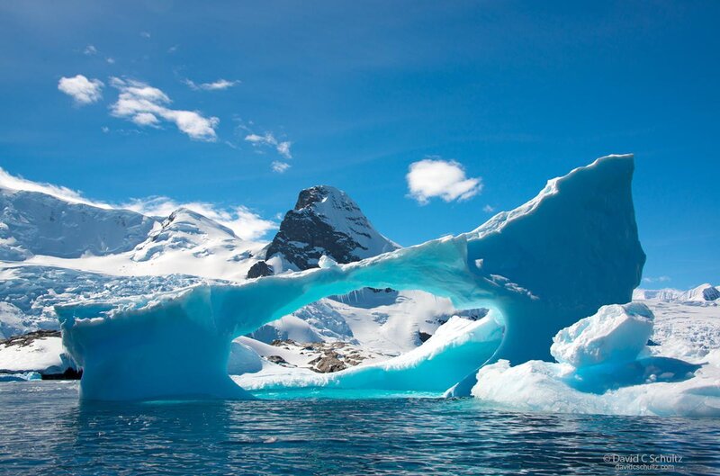 Ice Arch in Ocean