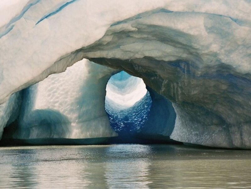 Ice Arch Tunnel — White