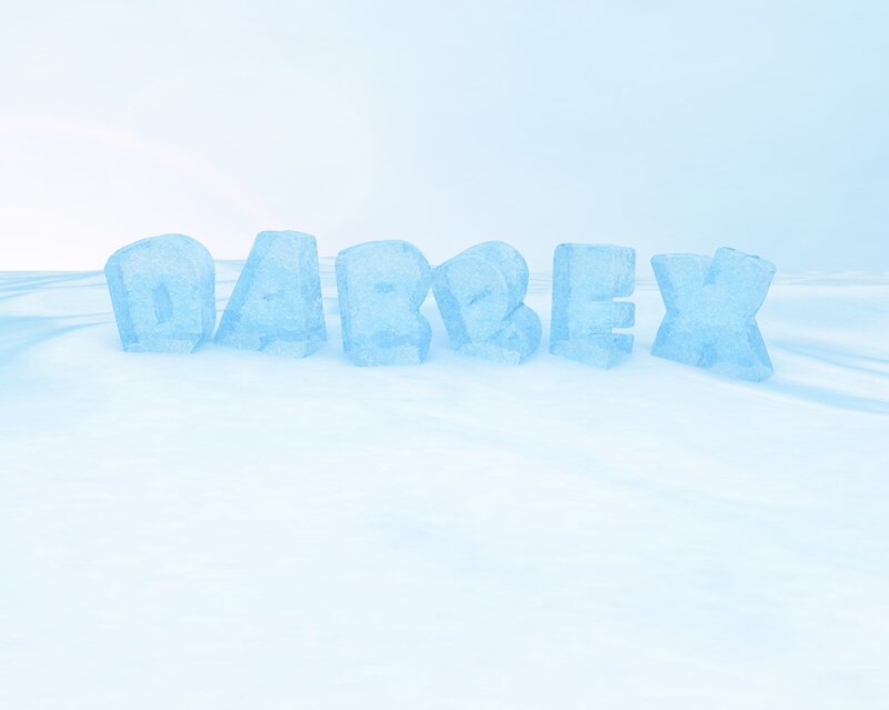 Ice Block Letters