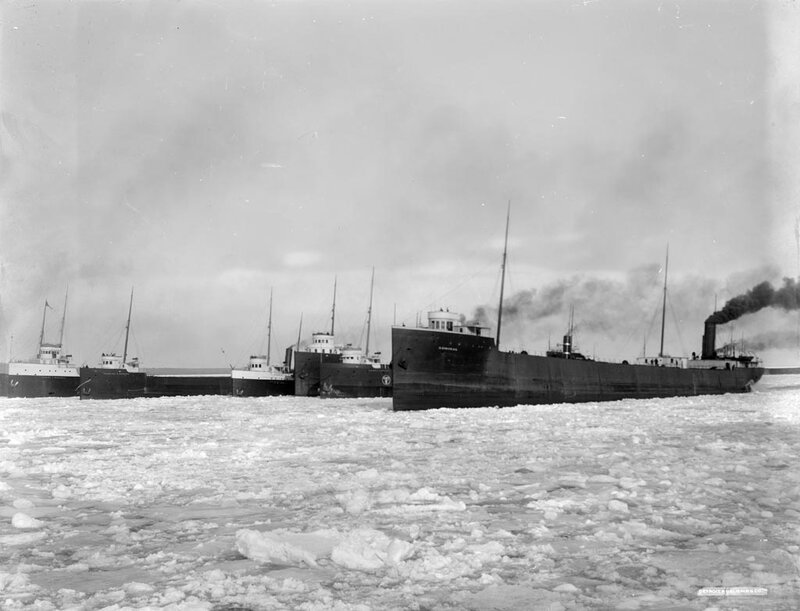 Ice-bound Freighters