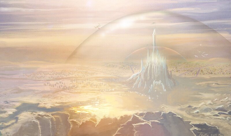 Ice Castle under Dome