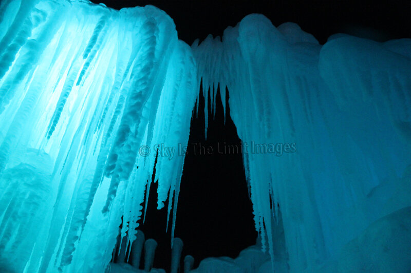 Ice Cave Formations — Blue