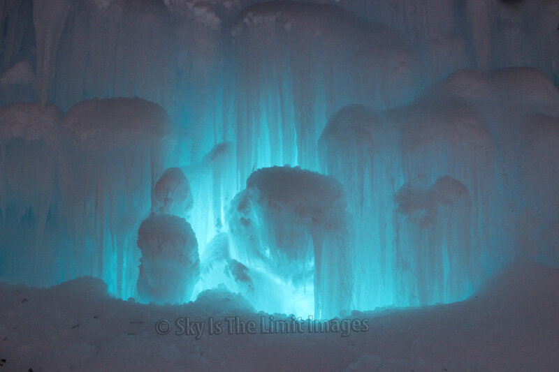 Ice Cave Interior — Blue, Mysterious