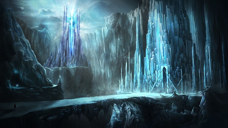 Ice Cavern with Spires