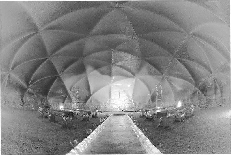 ice church interior