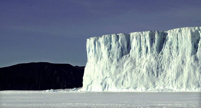 Ice Cliff in Arctic