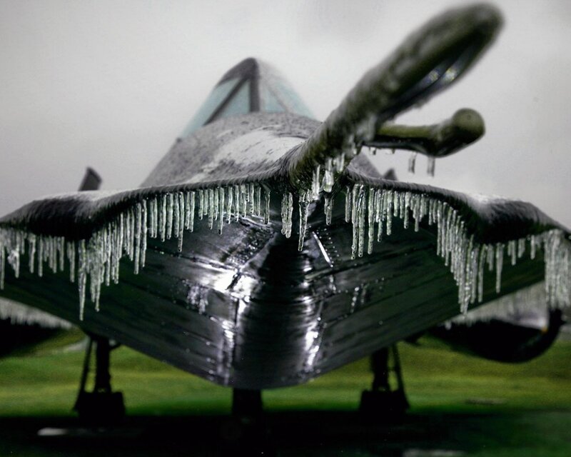 Ice-covered Aircraft