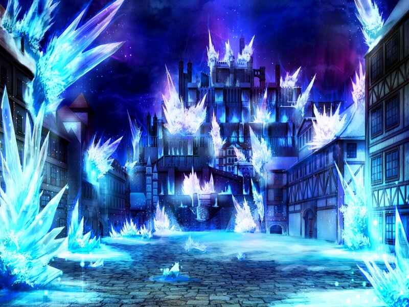 Ice-covered City