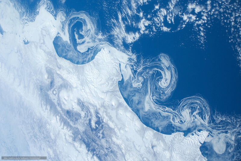 Ice-covered Landmass