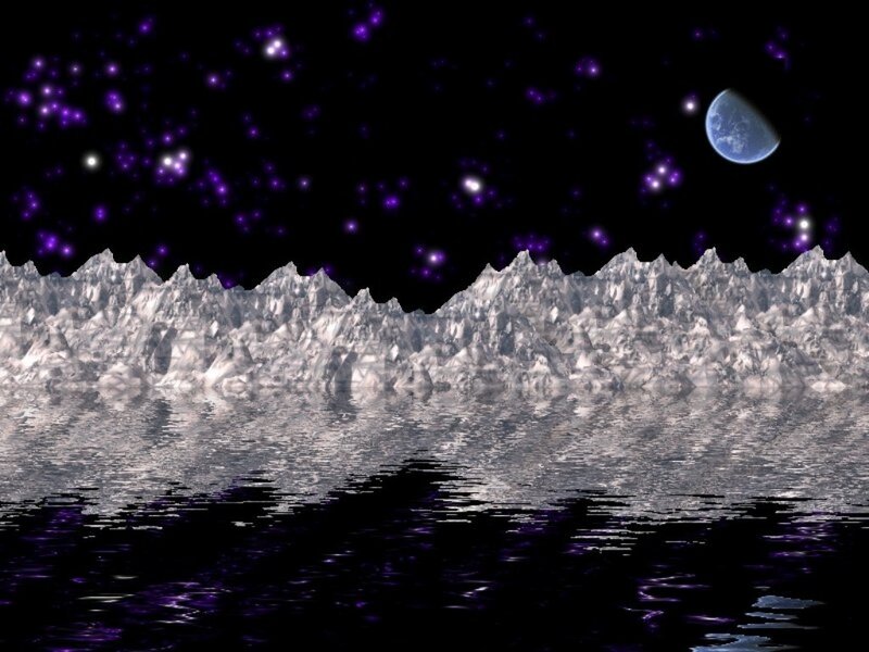 Ice-covered Landscape