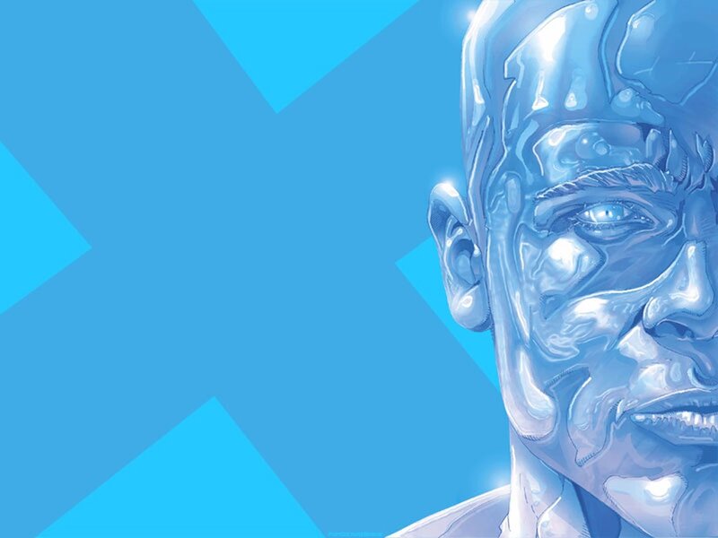 Ice-covered Man's Face