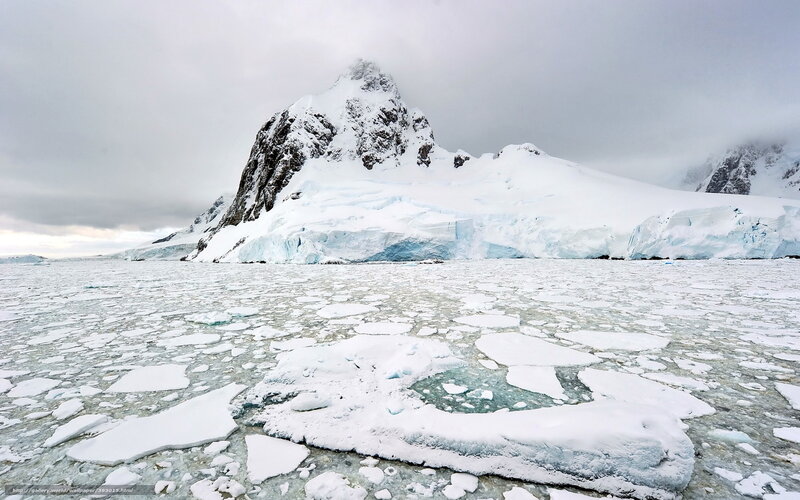 Ice-covered Mountain