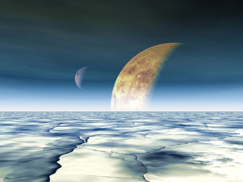Ice-covered Ocean