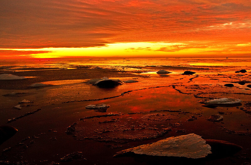 Ice-covered Shoreline