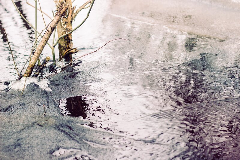 Ice-covered Water Surface