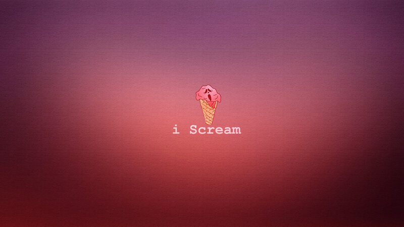 Ice Cream Cone with Ghost Face