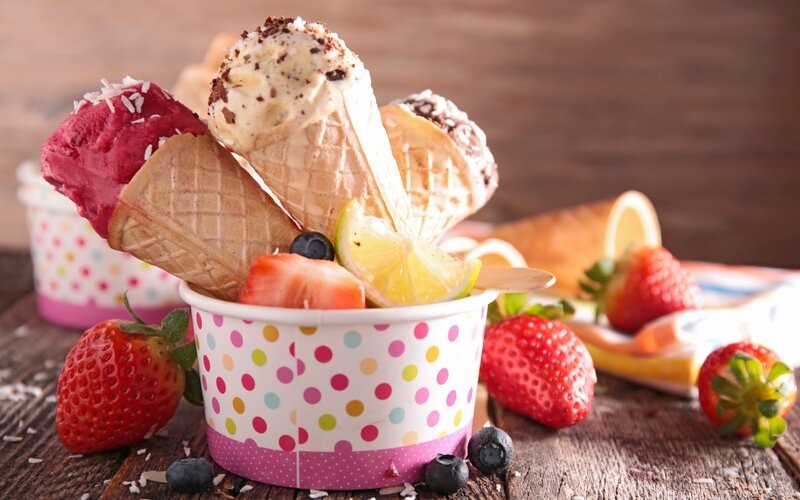 Ice Cream Cones in Cup