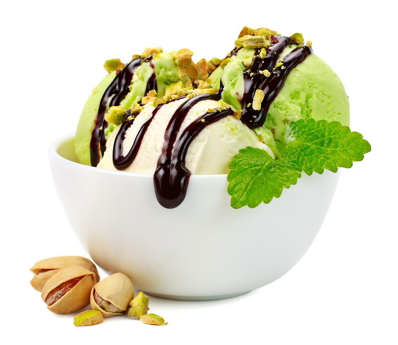 Ice Cream in a Bowl — Green