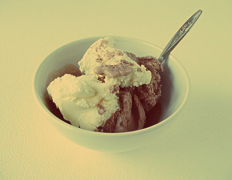 Ice Cream in a Bowl
