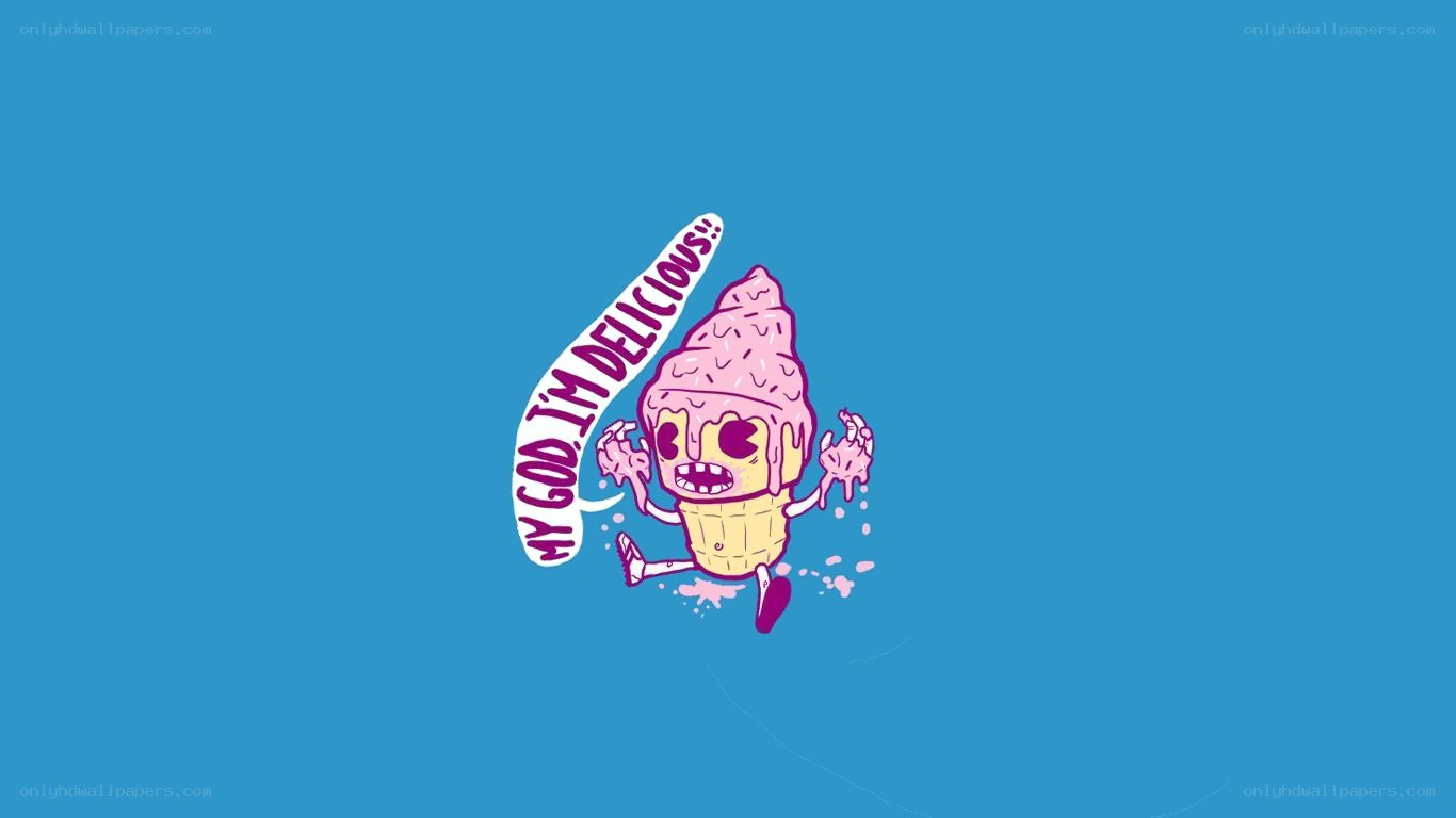 ice cream monster running
