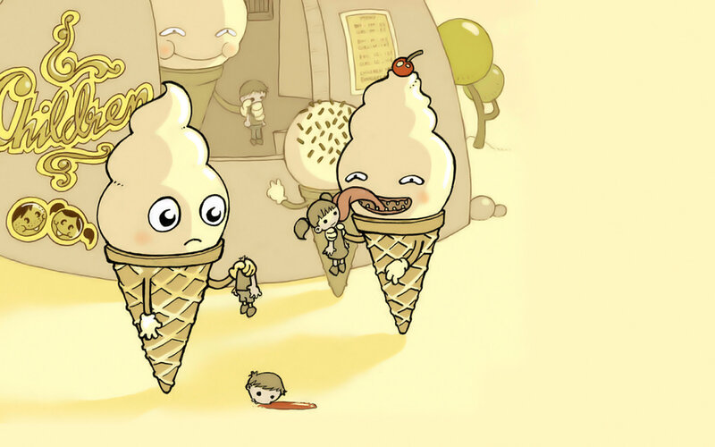 Ice cream monsters in town