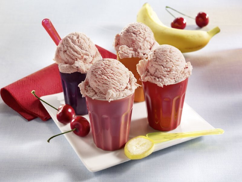 Ice Cream Scoops in Cups