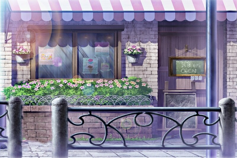 Ice Cream Shop Facade