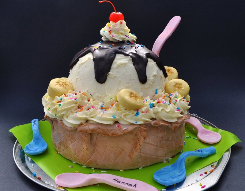 Ice Cream Sundae Cake