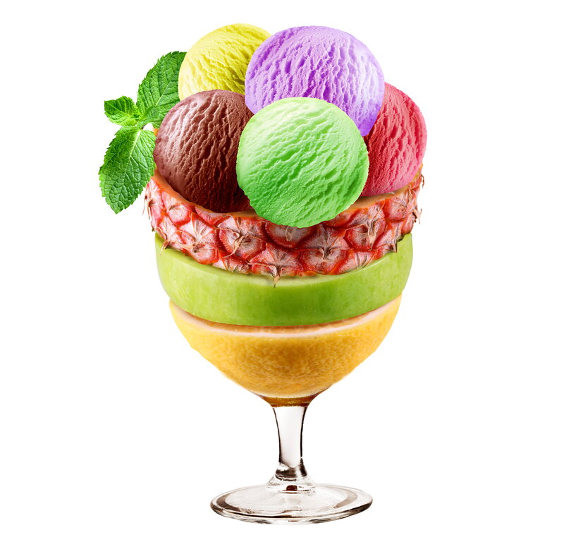 Ice Cream Sundae — Green