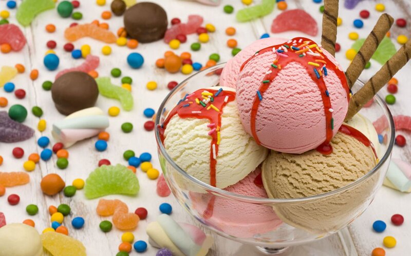 Ice Cream Sundae — Pink, Playful