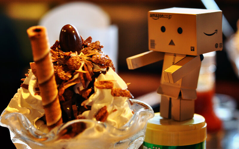 Ice Cream Sundae with Toy — Brown