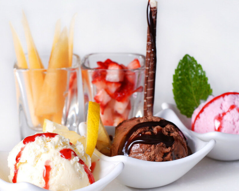 Ice Cream Sundaes — White