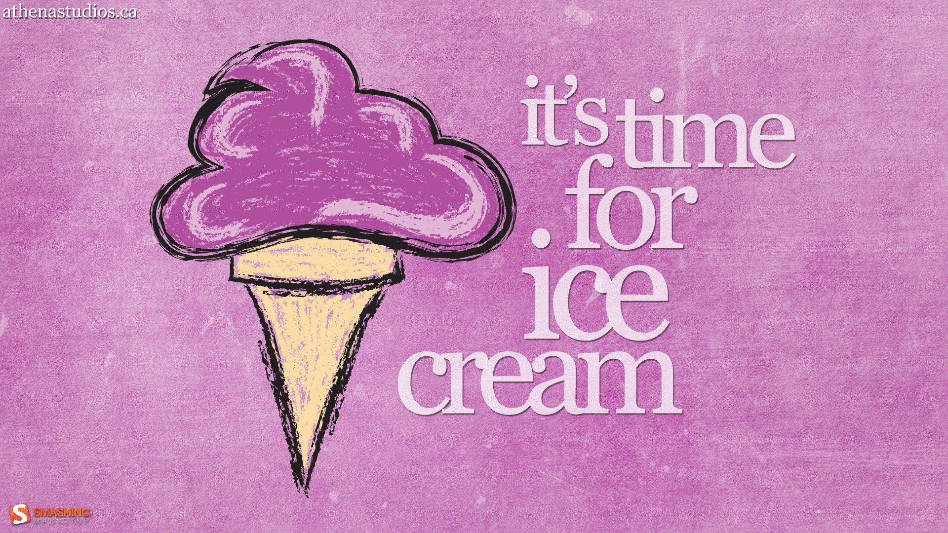 ice cream time illustration