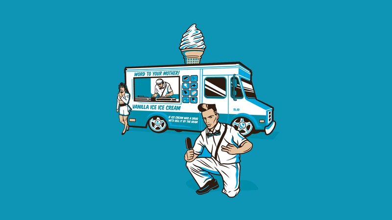 Ice Cream Truck Illustration