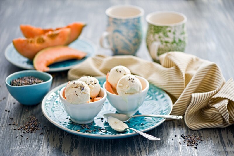 Ice Cream with Melon