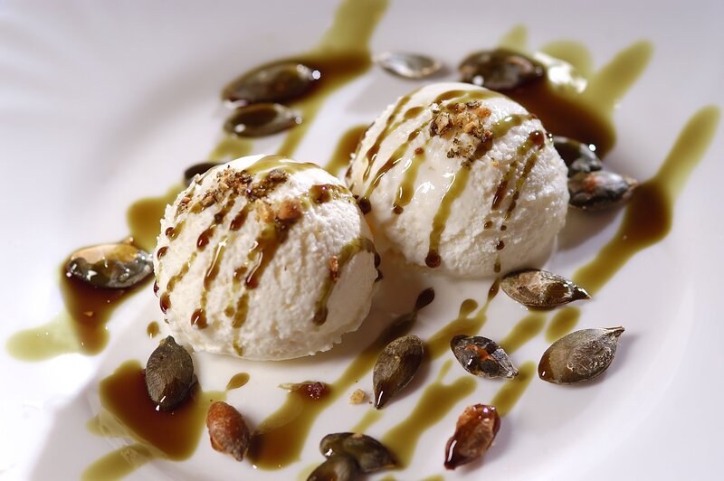 Ice Cream with Seeds