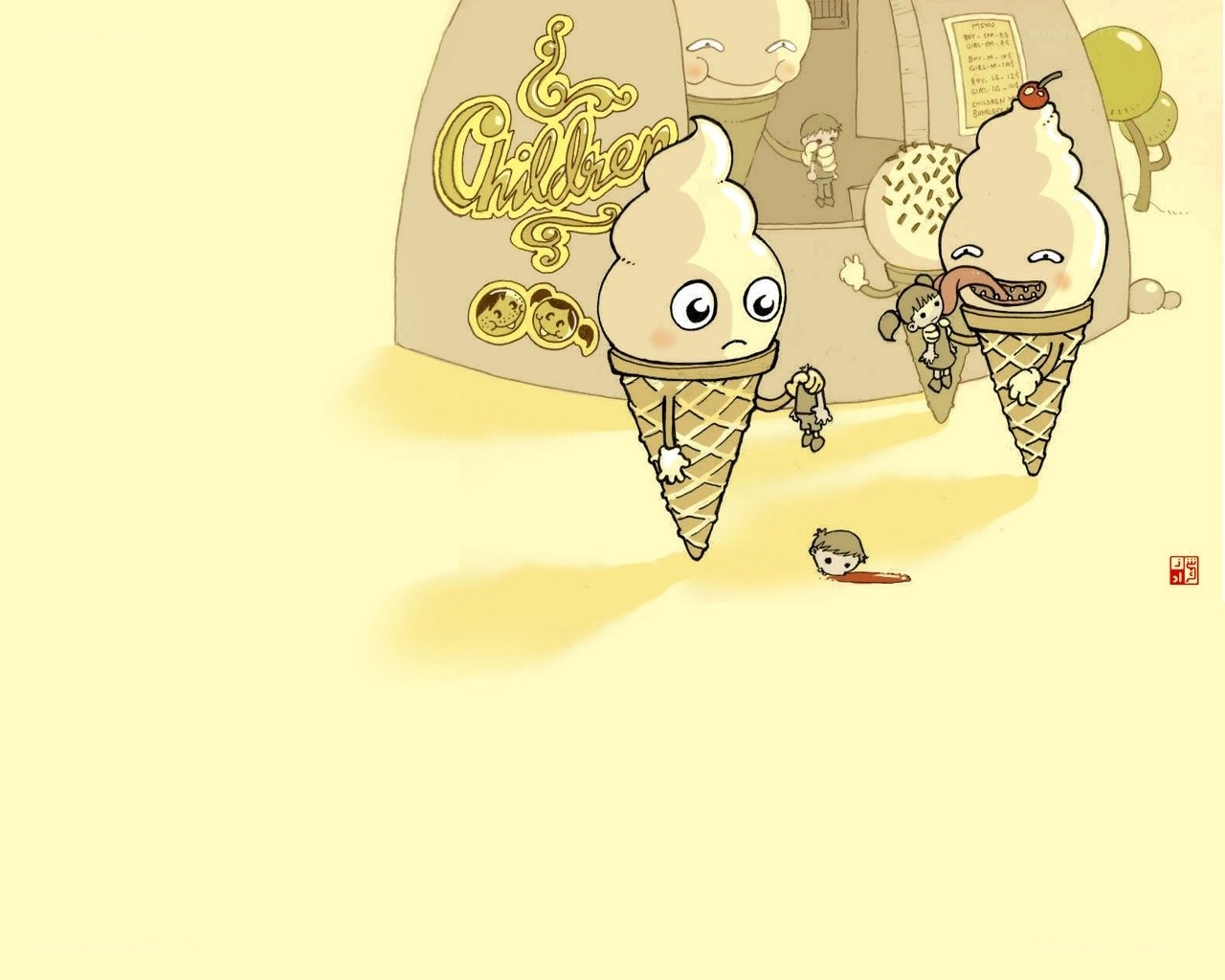 Ice Creams with Children