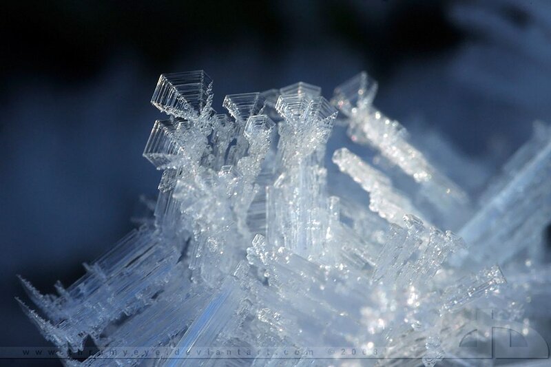 Ice Crystals on Surface