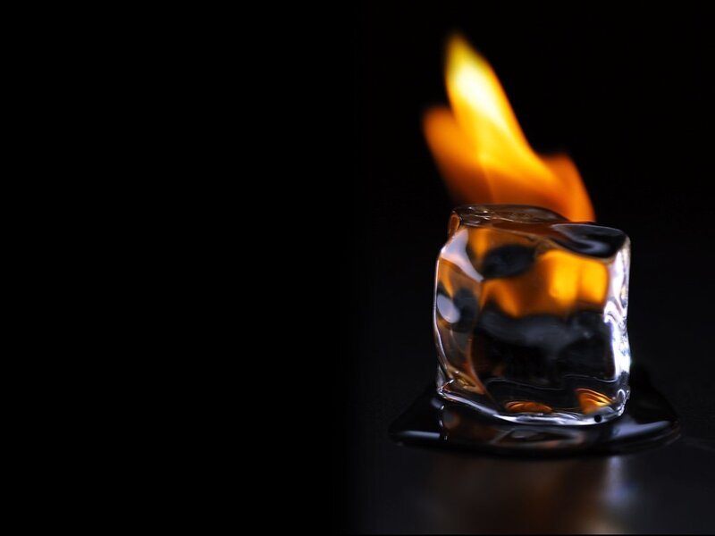 Ice Cube on Fire