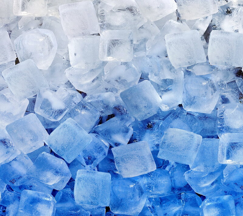 Ice Cubes in Pile