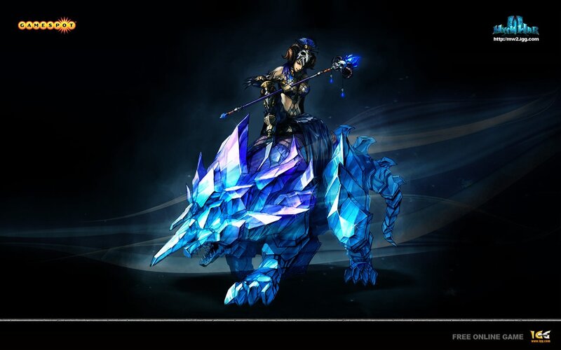 ice dragon rider artwork