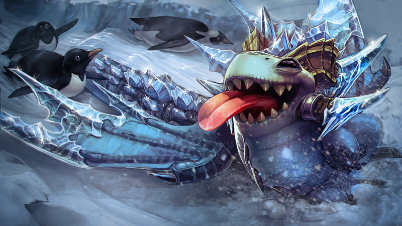 Ice Dragon with Penguins
