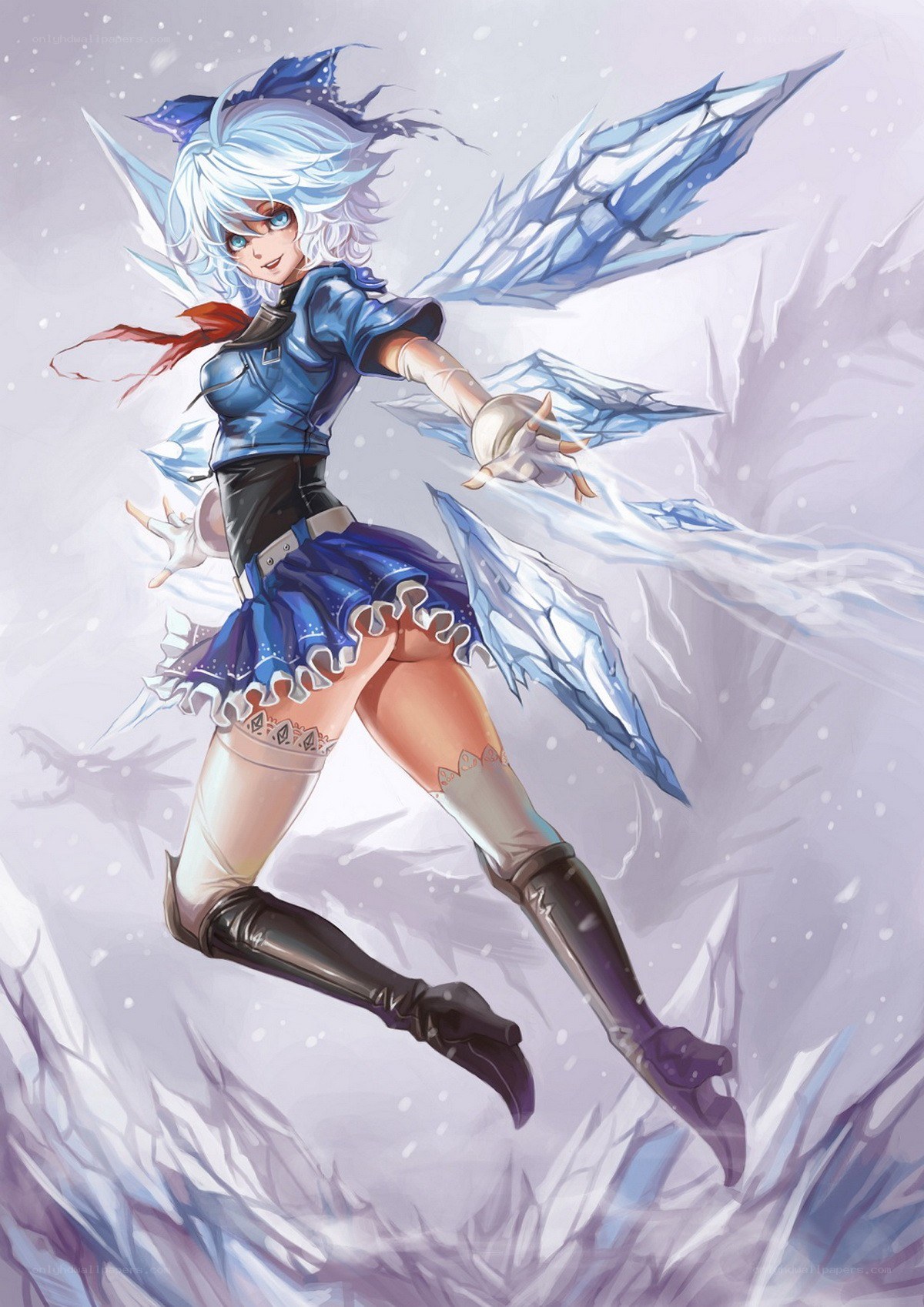ice fairy in winter