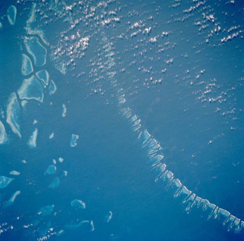 Ice Floes in Ocean