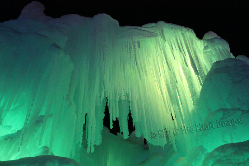 Ice Formations at Night