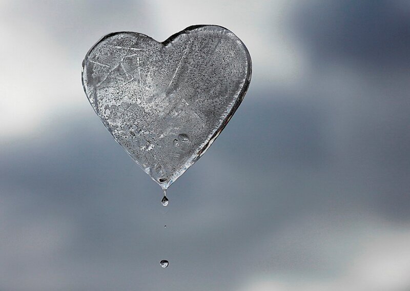 Ice Heart Melting