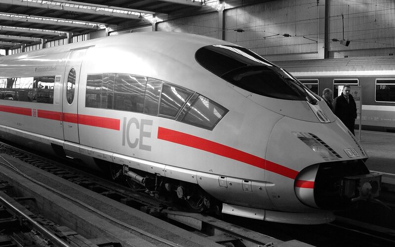 ICE High-speed Train — Black