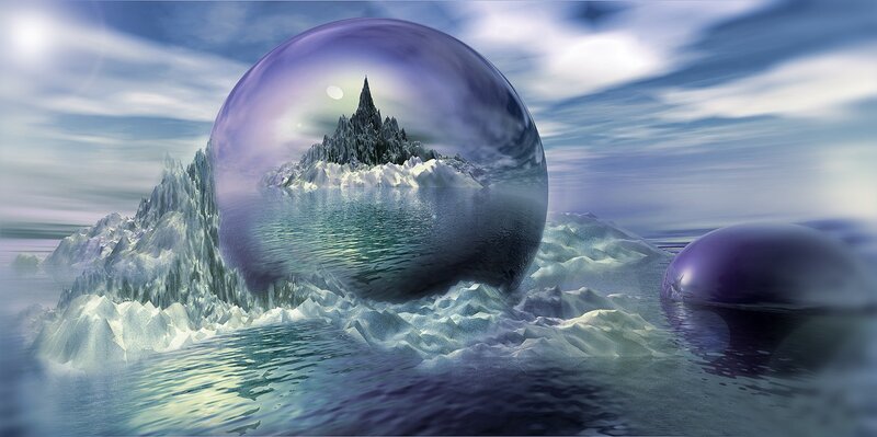 Ice Island in Sphere